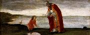 BOTTICELLI, Sandro Vision of St Augustine oil painting